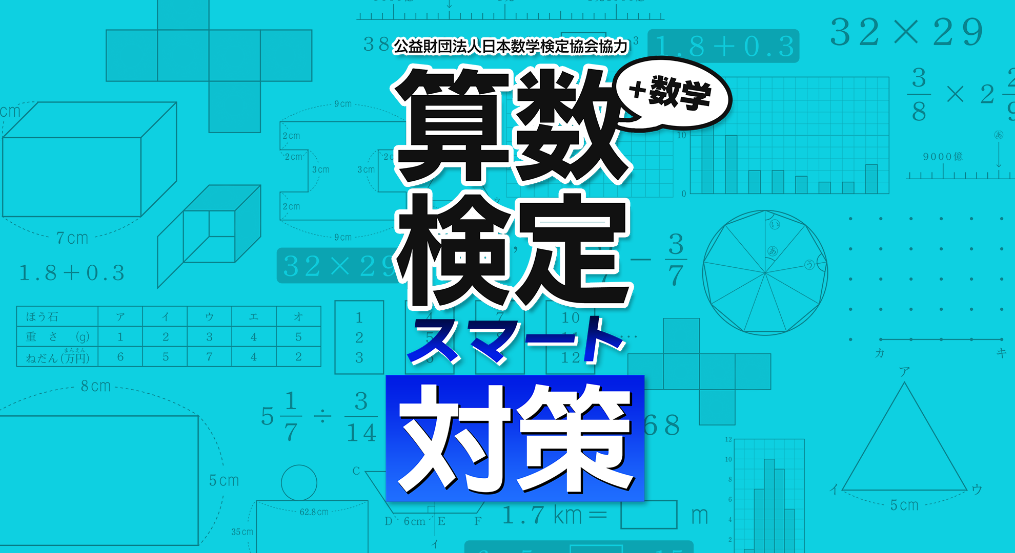 算数・数学が好きになる！検定対策を力強くサポート